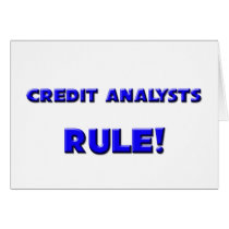 Credit Analysts Rule! cards by professions Credit Analysts Rule! cards
