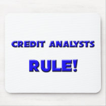 Credit Analysts Rule! mousepads by professions Credit Analysts Rule! mousepads