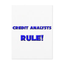 Credit Analysts Rule! postcards
