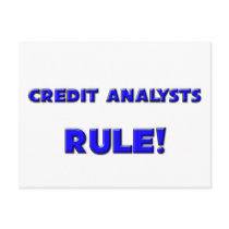 Credit Analysts Rule! postcards