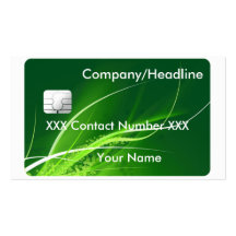 Credit Card Business Card