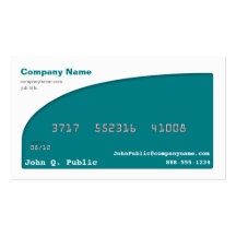 Credit Card Business Card