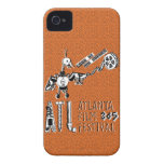 Credit Card-holding iPhone4 Case -Robot Movie Bird iPhone 4 Cover