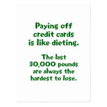 Credit Cards... Postcards