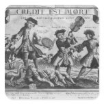 Credit is dead, the bad debtors have killed it' square sticker