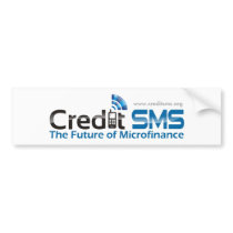CreditSMS Bumper Sticker bumper stickers