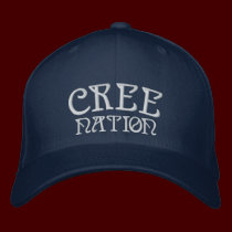 Cree Embroidered Baseball Cap Cree Nation Cap embroidered hats