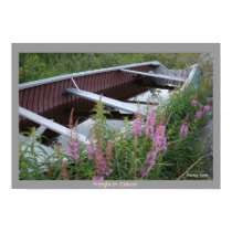 Cree Freighter Canoe - Chisasibi Québec  posters