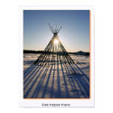 Cree Teepee Frame posters by jimmysam Cree Teepee Frame posters