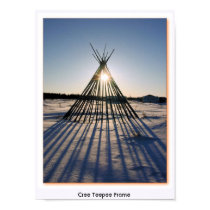 Cree Teepee Frame posters