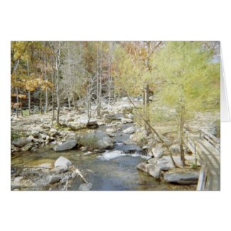 Creek at Chimney Rock card