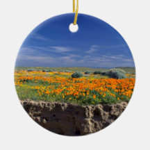 Creek bank  flowers christmas tree ornaments