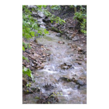 creek stationery design