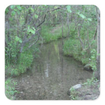 Creek Square Stickers