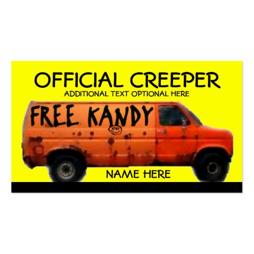 Creeper Business Card (front side)