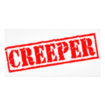 Creeper Customized Photo Card