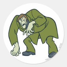 Creeper Villains Round Stickers