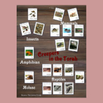 Creeping Animals in the Bible posters