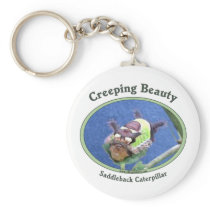 Creeping Beauty Caterpillar Keychain
