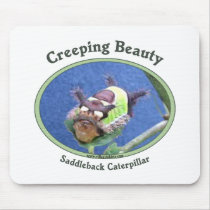 Creeping Beauty Caterpillar Mouse Pads