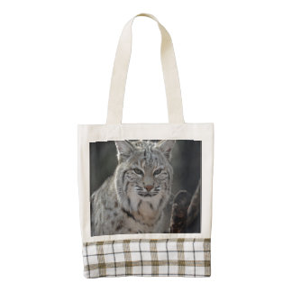 Creeping Bobcat Zazzle HEART Tote Bag