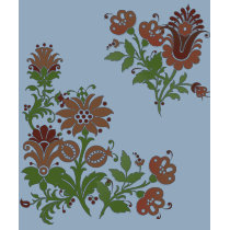 Creeping Paisley Shirt (front and back)