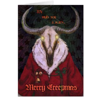 Creepmas Greeting Card