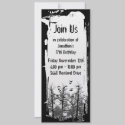 Creepy Birds And Trees Gothic Grunge Invitation