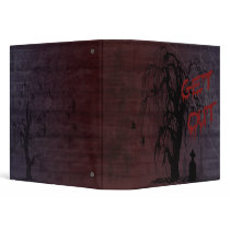Creepy, Bloody, Get Out Halloween Binder