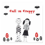 creepy boy, creepy girl, bats, bats, bats, bats... print