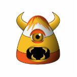 Creepy Candy Corn Angry Monster Photo Cutouts