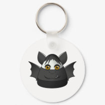 Creepy Candy Corn Bat keychains