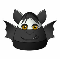 Creepy Candy Corn Bat Photo Cutouts
