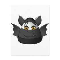 Creepy Candy Corn Bat Postcards