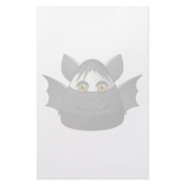 Creepy Candy Corn Bat stationery