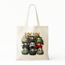 Creepy Candy Corn Creepies Canvas Bags