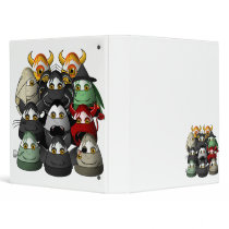 Creepy Candy Corn Creepies 3 Ring Binder