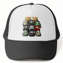 Creepy Candy Corn Creepies Mesh Hats