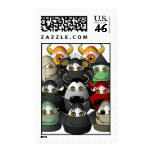 Creepy Candy Corn Creepies postage