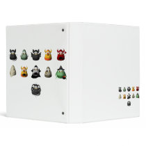Creepy Candy Corn Creepies Rows Vinyl Binders