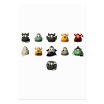 Creepy Candy Corn Creepies Rows business cards