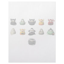Creepy Candy Corn Creepies Rows letterhead