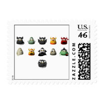 Creepy Candy Corn Creepies Rows Stamps