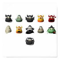 Creepy Candy Corn Creepies Rows posters by mydeas Creepy Candy Corn Creepies Rows posters