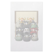 Creepy Candy Corn Creepies Sign stationery