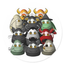Creepy Candy Corn Creepies Sticker