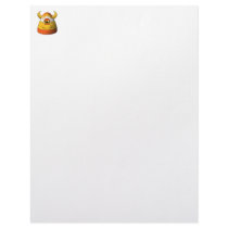 Creepy Candy Corn Cute Monster Letterhead Design