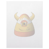 Creepy Candy Corn Cute Monster letterhead by mydeas Creepy Candy Corn Cute Monster letterhead