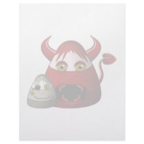 Creepy Candy Corn Devil And Zombie letterhead