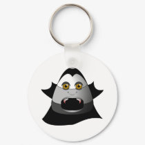 Creepy Candy Corn Dracula keychains